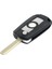 HU58 Bıçak Stili Keyyou 3 Düğmeler Modifiye Katlanır Uzaktan Anahtar Kabuk Durumda Bmw E81 E46 E39 E63 E38 E83 E53 E36 E Serisi HU92 Blade ile (Yurt Dışından) 4