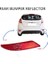 Sol Stil Ford Fiesta Mk6 Mk7 Estate Için Sol Sağ Arka Tampon Reflektör Işık Tampon Reflektör Işık Sis Lambası Meclisi (Yurt Dışından) 1