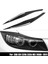 Siyah Stil Karbon Fiber Far Göz Kapağı Kaş Kapağı Çıkartmalar Bmw E90 Eı 335I M3 Için Trim (Yurt Dışından) 1