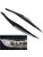 Siyah Stil Karbon Fiber Far Göz Kapağı Kaş Kapağı Çıkartmalar Bmw E90 Eı 335I M3 Için Trim (Yurt Dışından) 3