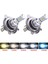 H9 Stili 6500K 2 Adet H4 H7 H11 H8 H Hb4 H Hb3 Mini Araba Far Ampülleri LED Lamba ile Lm Oto Sis Işığık 8000K (Yurt Dışından) 4