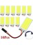 5 Adet Panel LED Kubbe Okuma Işığı Harita Lambası Cob 15 Smd Araba Iç Işıkları Oto Ampul W5W Festoon LED Adaptör Plaka Lambası (Yurt Dışından) 2