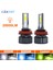 H7 Stili Limon Işığı 2 Adet H1 H3 H4 H7 LED Ampul H8 H11 Hb Hb LED Farlar Ampuller 150W Lm 8000K Araba Ampulleri Otomobiller 12V Lamba (Yurt Dışından) 4