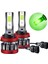 3000LM Tarzı P13W Yeşil 2 Adet LED Far Ampulleri LED Sis Ampulleri H8H P13W 30W 3000LM LED Farlar Dönüşüm Kiti (Yurt Dışından) 3