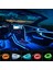 3m Tarzı Buz Mavisi Araba LED Şeritleri Oto Neon El Tel Dekorasyon Atmosfer Lambası Iç Mekan LED 12V Esnek Halat Araba Işığı (Yurt Dışından) 1