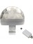 Yıldırım ile Lamba Mini USB Renkli Atmosfer Işığı Araba USB Parti Işığı Dj LED Rgb Iç Lamba Kulübü Disko Sihirli Sahne Etkisi Taşınabilir Işıklar (Yurt Dışından) 1
