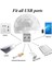 Yıldırım ile Lamba Mini USB Renkli Atmosfer Işığı Araba USB Parti Işığı Dj LED Rgb Iç Lamba Kulübü Disko Sihirli Sahne Etkisi Taşınabilir Işıklar (Yurt Dışından) 4