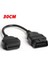 30CM Tarzı Uzun cm Araba Obd2 Uzatma Kablosu Obdıı Obd 2 Eobd Kadın Araba Teşhis Aracı Için Erkek Konektörü Uzatın (Yurt Dışından) 1