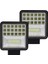 2 Adet 126W Sadece Beyaz Stil Nlpearl 4 '' Işık Barwork Işık 72W 126W Off-Road Traktörler Için LED Çalışma Işıkları Suv Kamyon Spot LED Işık Çubuğu Sis Lambası 12V 24V (Yurt Dışından) 1
