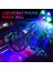 No.2 Boyutu Rgb Disko Topu Parti Işıkları Dj Disko Işık LED Projektör Flaş Lambası Doğum Günü Partisi Araba Kulübü Bar Karaoke Noel Sesi Aktif (Yurt Dışından) 2
