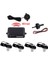 4 Sensörlü Araba Park Sensörü Kiti Buzzer Ters Yedekleme Radar Sesli Uyarı Göstergesi Prob Sistemi 12V Bmw E39 Ford Focus 2 Için (Yurt Dışından) 2