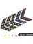 2 Adet Tarzı Yeşil 2 Parça Gizli LED Direksiyon Işığı Dikiz Mif Otomobil Için 14SMD LED Ok Göstergesi Dönüş Sinyali 12 V Evrensel Tip (Yurt Dışından) 3