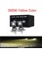 H3 Stili 3000K Altın 2 Adet LED H7 Far Ampul Cob Mini Araba Işık Lmbulb 80W H9 H11 H16 Hb3 Hb4 Kesme Hattı 12V 24V Araba Styling (Yurt Dışından) 1