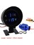 28 mm Adaptör Stili ile H Araba Dijital LED Su Sıcaklık Ölçer Santigrat Su Sıcaklığı Ortak Boru Sensörü ile 10 mm Adaptör Npt Voltmetre 2 In 1 (Yurt Dışından) 1
