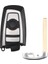 4 Düğme Gümüş Tarzı Keyyou Anahtar Kutu Kapağı Değiştirme Bmw Cas4 F Serisi E90 E92 E93 X5 F10 F20 F30 F Düğme Kabuk (Yurt Dışından) 4