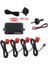 Kırmızı Araba Park Sensörü Kiti Buzzer Ters Yedekleme Radar Sesli Uyarı Göstergesi Prob Sistemi 12V Bmw E39 Ford Focus 2 Için (Yurt Dışından) 2