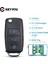 4 Btn 1J0959753AM Stili Keyyou 2 Düğme Araba Uzaktan Anahtar 434MHZ 433MHZ Kımlığı Vw Beetle Bora Golf Passat Polo Transporter T5 1jag (Yurt Dışından) 1