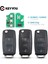 4 Btn 1J0959753AM Stili Keyyou 2 Düğme Araba Uzaktan Anahtar 434MHZ 433MHZ Kımlığı Vw Beetle Bora Golf Passat Polo Transporter T5 1jag (Yurt Dışından) 2
