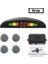 Gri Araba LED Park Sensörü Kiti 4 Sensör Arka Işık Ekranı Ters Yedekleme Radar Monitör Sistemi 12V 8 Renk (Yurt Dışından) 1
