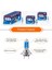 H4 Osram H7 H4 H3 H1 24V Truck x Farlar Yüksek Güçlü K Parlatıcı ve Beyazlatıcı Halojen Lamba (2 Adet) (Yurt Dışından) 5