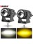 2 Adet Stil LED Çalışma Işığı Motlight Hilo Işın Sürüş Far Beyaz Sarı LED Lazer Sis Lambası 12V 24V Araba Atv Motosiklet Sis Lambası (Yurt Dışından) 2
