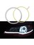 80 mm ve Pc Kapak Stili Cob LED Far Angel Eyes Ampul Halo Halka Lamba Araba Gündüz Çalışan Işık Drl Sis Lambası Dc 12V Şekillendirici Işık Dekoratif Işıklar (Yurt Dışından) 4