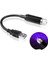 Mor Romantik LED Yıldızlı Gökyüzü Gece Lambası 5V USB Powered Galaxy Star Projektör Lambası Araba Çatı Ev Odası Tavan Dekor Için Tak ve Çalıştır (Yurt Dışından) 1