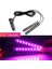 2x9 Pembe LED Bar Araba Iç Arka Işık Ortam Ruh Hali Ayak Işığı Çakmak ile Dekoratif Atmosfer Lambası Oto Aksesuarları 12V (Yurt Dışından) 1