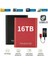 Siyah Stil 2tb 16TB SSD USB 3.1 Mobil Katı Hal Sürücüsü Pc Dizüstü Bilgisayar Depolama Aygıtı Için Yüksek Hızlı Transfer Orijinal Taşınabilir Harici Sabit Disk (Yurt Dışından) 2