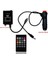 Kırmızı-4 Araba Rgb LED Müzik Ses Ses Kontrolü Araba Iç Dekoratif Atmosfer Oto Rgb Yolu Zemin Işık Şeridi Uzaktan Kumanda 12V (Yurt Dışından) 5