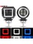 1 Adet Yuvarlak Beyaz Stil Sis Lambası Sürüş Gündüz Off Road Işık Yeni 7d 3 '' 20W Motosiklet Için LED Far Halo Cipler Atv 12V 24V Suv Çalışma Işığı Kirişleri (Yurt Dışından) 3