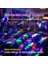 3W Tarzı Siyah Araba Atmosfer Işığı USB Şarj Ses Kontrollü LED Sahne Dekorasyon Işığı Disko Sihirli Top Noel Müziği Ritim Işığı (Yurt Dışından) 2