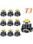 Yeşil Stil T3 W5W B8.5d B8.4d B8.3d LED Ampuller Araba Gösterge Paneli Lambası Otomatik Gösterge Paneli Isınma Gösterge Işığı (Yurt Dışından) 1