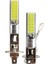 H1 H1H3 Canbus Süper Parlak LED Ampul Beyaz Araba Sis Lambası Far Cob 12V 20W 6000K Çalışan Ampul Oto Motosiklet Lam (Yurt Dışından) 2