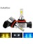 H3 Stili 6500K 80W LED Mini Araba Far H7 LED H3 H4 H1 H8 H Hb Hb4 Cob Lm 6000K 12V 24V Canbus D9 Lamba Otomatik Şekillendirme (Yurt Dışından) 5