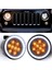 Drl ile Duman Jeep Wrangler Jk Için Beyaz Halo Duman Lensli Ön LED Dönüş Sinyali Işık Düzeneği (Yurt Dışından) 3