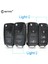 2 Düğme Stili Keyyou 2 Düğmeler Araba Anahtarı Sustalı Anahtar Flip Anahtar Kabuk Vw Polo Passat B5 Tiguan Golf Volkswagen Mk4 Seat Skoda (Yurt Dışından) 2