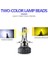 H3 Stili 3000K6000K Çift Renk LED Süper Lampada H7 Ampul Hk 3000K 6500K Araba Far H11 H8 H9 Mini Açık Sarı Beyaz Çift Iki Renkli (Yurt Dışından) 3