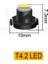 Yeşil Stil T4.2-2835 LED Araba Ampulü Luces LED Para 1 Led'ler Smd Oto Iç Yan Işık (Yurt Dışından) 1