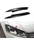 Siyah Stil Passat B7 Için Araba Far Göz Kapakları Kaşları Abs Far Lambası Sticker Kapak Trim Aksesuarları (Yurt Dışından) 3