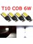 Siyah Stil Beyaz Araba T10 Cob 6W W5W LED Canbus Hatasız Yan Kama Ampul Oto Plaka Beyaz Lamba 12V (Yurt Dışından) 1