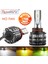 H9 Stili Beyaz Braveway Fansız Lm 12 V Araba Motosiklet Için LED Ampuller H4 H7 H1 H3 H8 H11 Hb3 Hb H27 Sis Lambaları H3 LED Far Oto (Yurt Dışından) 4
