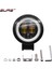 Yuvarlak Beyaz Stil Yuvarlak Kırmızı 20W LED 2000LM Motosiklet LED Far Araba Sis Lambası Çalışma Işığı Otomatik Spot Işık Melek Gözleri Halka Motorlar Dc (Yurt Dışından) 4
