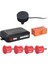 Kırmızı Carpro 12V Araba Park Sensörü Kiti Evrensel 4 Buzzer Ters Yedekleme Radar Sesli Uyarı Göstergesi Prob Sistemi (Yurt Dışından) 1