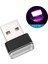 Mor 7 Renk Araba Iç USB Işık LED Modelleme Işığı Araba Ortam Işığı Neon Iç Işık Araba Iç Dekoratif Işık Acc (Yurt Dışından) 1