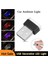 Mor 7 Renk Araba Iç USB Işık LED Modelleme Işığı Araba Ortam Işığı Neon Iç Işık Araba Iç Dekoratif Işık Acc (Yurt Dışından) 3