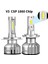 9005 Hb3 Stili Csp 1860 Çip Infitary Mini Araba H7 H4 LED Farlar Lm 6500K H1 H3 H11 H13 Hb3 Hb4 Hb Buz Diyot Lambası Otomatik Sis Ampul (Yurt Dışından) 1