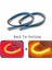 30CM Tarzı Kırmızı Sarı Akan 2 Adet Drl LED Şerit Sıralı Dönüş Sinyali Açık Sarı 30CM 45CM 60CM Esnek Drl Gündüz Farları Araba Farları Için (Yurt Dışından) 1