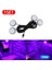 Pembe 12V LED USB Araba Ayak Işıkları Oto Iç Aydınlatma Araba Dekoratif Ortam Lambası Otomobil Atmosfer Işıkları Blueıce Bluepink (Yurt Dışından) 1