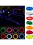 3m Tarzı Mor Dc 12V Otomobil Atmosfer Lambası Araba Iç Aydınlatma LED Şerit Dekorasyon Çelenk Tel Halat Tüp Hattı Esnek Neon Işık (Yurt Dışından) 3
